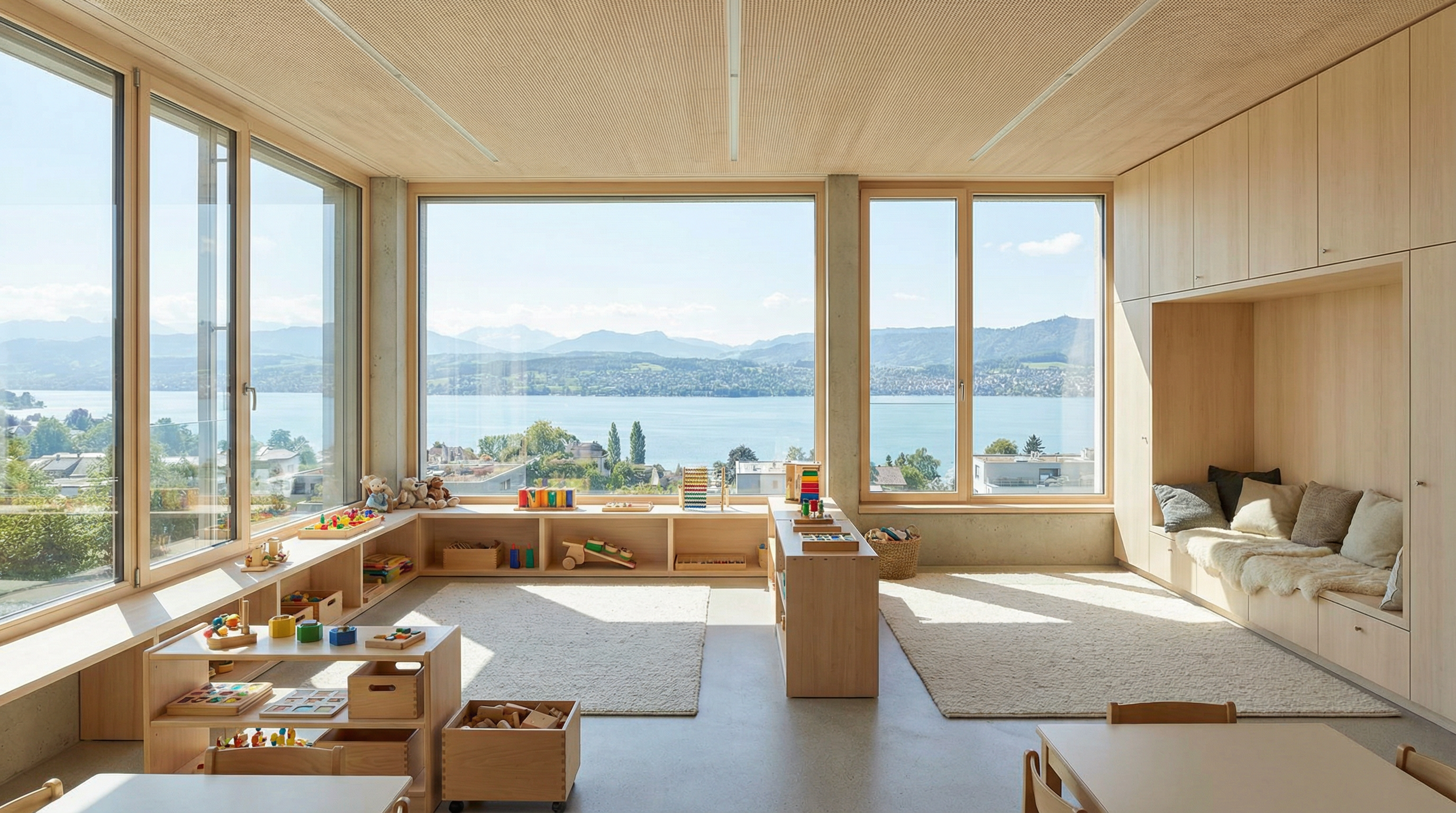 Bright Zurich Kindergarten Classroom